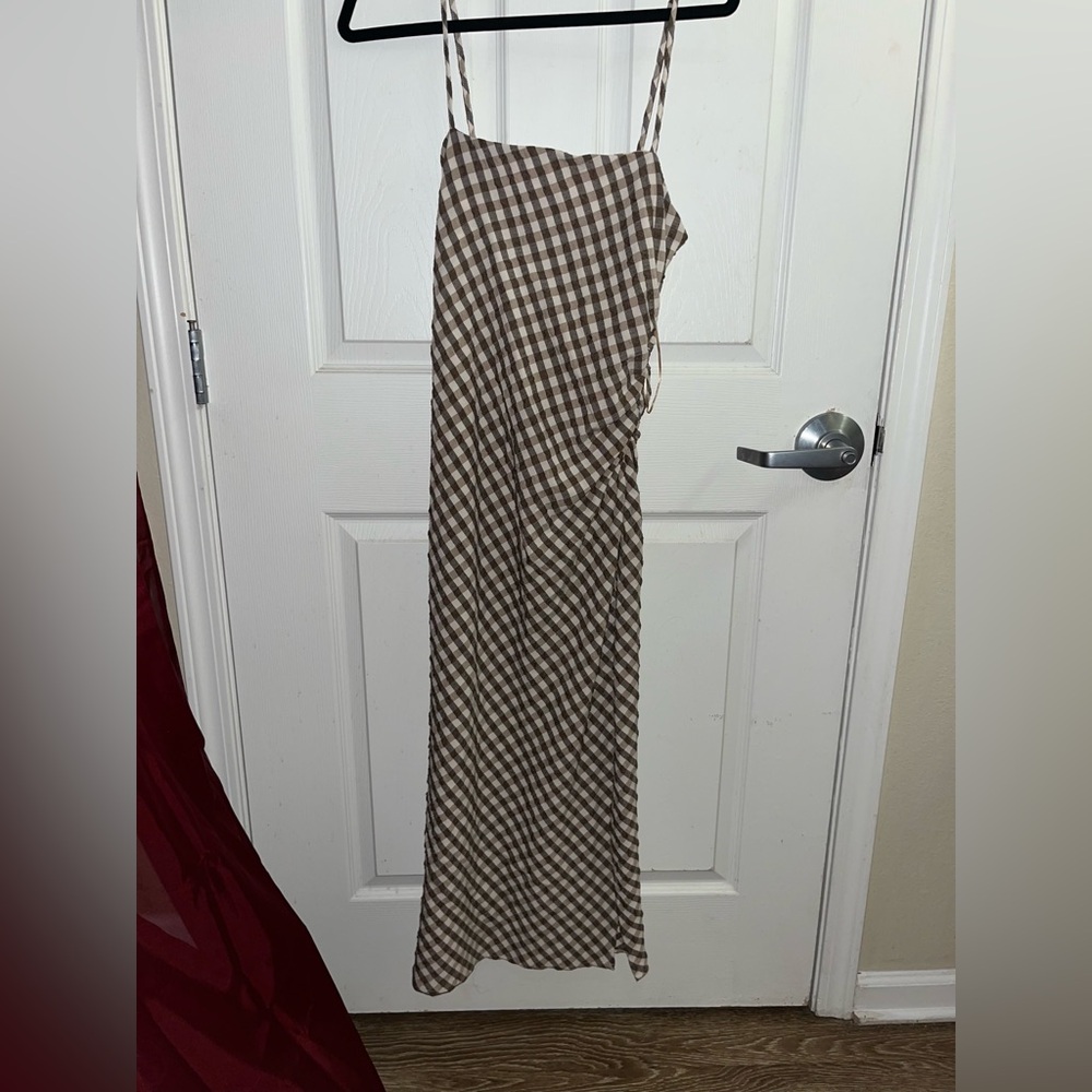House of Harlow 1960 Gingham gingham plaid dress